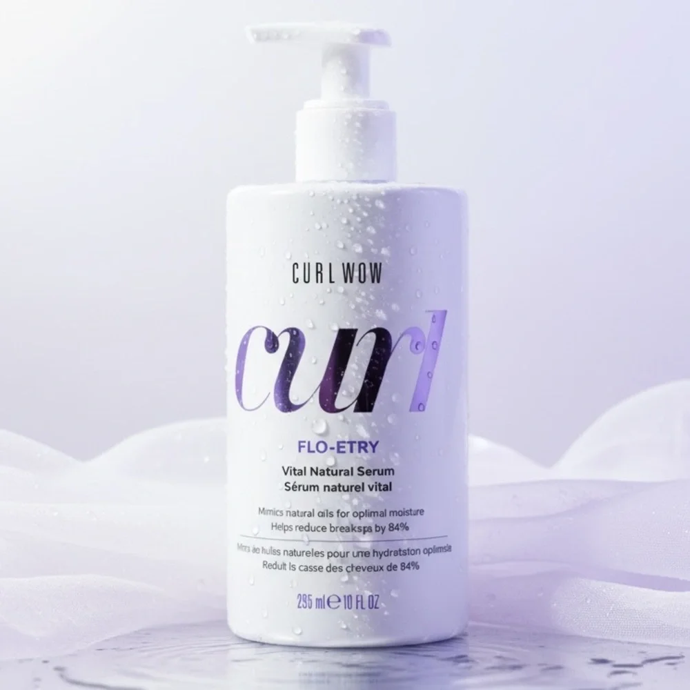 Curl Wow Curl Flo-Etry Vital Natural Serum 10 oz - Picture 1 of 6